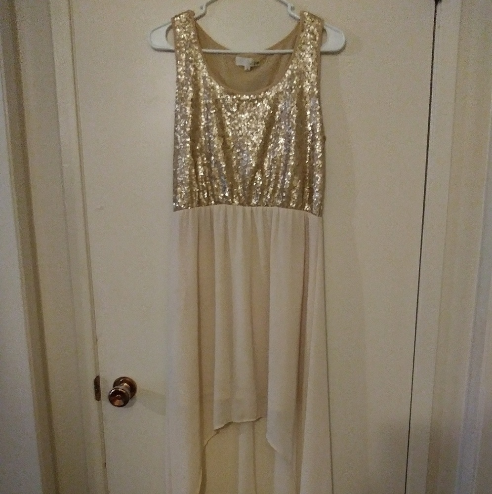 Gold/Cream Aniina Dress